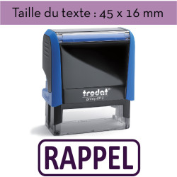 Tampon encreur "RAPPEL" XPrint Trodat 4912 | À seulement 28.90€