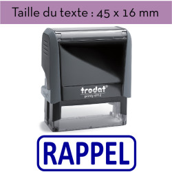 Tampon encreur "RAPPEL" XPrint Trodat 4912 | À seulement 28.90€