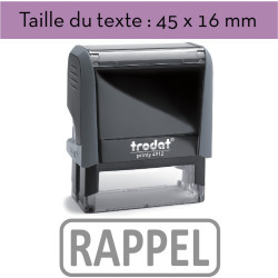 Tampon encreur "RAPPEL" XPrint Trodat 4912 | À seulement 28.90€