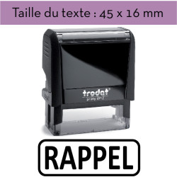 Tampon encreur "RAPPEL" XPrint Trodat 4912 | À seulement 28.90€