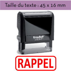 Tampon encreur "RAPPEL" XPrint Trodat 4912 | À seulement 28.90€