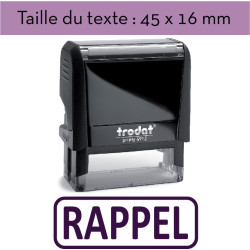 Tampon encreur "RAPPEL" XPrint Trodat 4912 | À seulement 28.90€