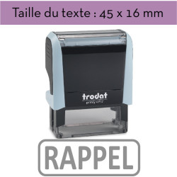 Tampon encreur "RAPPEL" XPrint Trodat 4912 | À seulement 28.90€