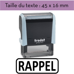 Tampon encreur "RAPPEL" XPrint Trodat 4912 | À seulement 28.90€