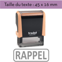 Tampon encreur "RAPPEL" XPrint Trodat 4912 | À seulement 28.90€