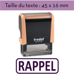 Tampon encreur "RAPPEL" XPrint Trodat 4912 | À seulement 28.90€