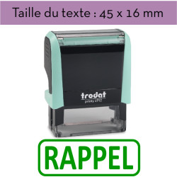 Tampon encreur "RAPPEL" XPrint Trodat 4912 | À seulement 28.90€