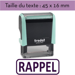 Tampon encreur "RAPPEL" XPrint Trodat 4912 | À seulement 28.90€