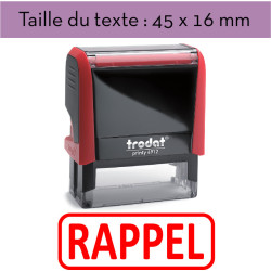 Tampon encreur "RAPPEL" XPrint Trodat 4912 | À seulement 28.90€