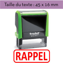 Tampon encreur "RAPPEL" XPrint Trodat 4912 | À seulement 28.90€