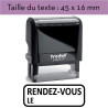 Tampon encreur "RENDEZ-VOUS LE" XPrint Trodat 4912 | À 28.90€