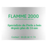 Plaque en aluminium vert & blanc non percée