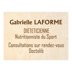 Plaque en bois mdf essence bouleau avec texte brun adhésive