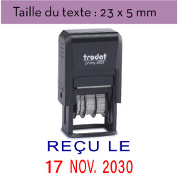 Tampon dateur "REÇU LE" Printy Trodat 4850L1 | À seulement 20€