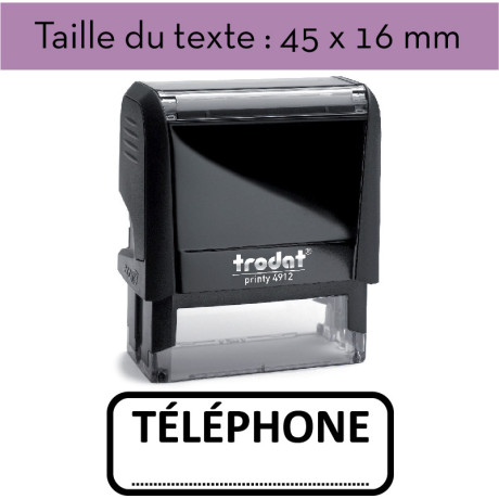 Tampon encreur "TELEPHONE" XPrint Trodat 4912 | À seulement 28.90€