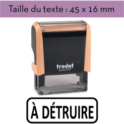 Tampon encreur "À DETRUIRE" XPrint Trodat 4912 | À seulement 28.90€