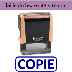 Tampon encreur "COPIE" XPrint Trodat 4912 | À seulement 28.90€