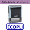 Tampon encreur "ÉCOPLI" XPrint Trodat 4912 | À seulement 28.90€