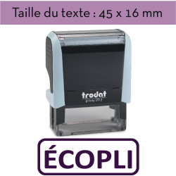 Tampon encreur "ÉCOPLI" XPrint Trodat 4912 | À seulement 28.90€