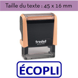 Tampon encreur "ÉCOPLI" XPrint Trodat 4912 | À seulement 28.90€