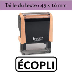 Tampon encreur "ÉCOPLI" XPrint Trodat 4912 | À seulement 28.90€