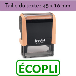 Tampon encreur "ÉCOPLI" XPrint Trodat 4912 | À seulement 28.90€