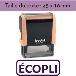 Tampon encreur "ÉCOPLI" XPrint Trodat 4912 | À seulement 28.90€