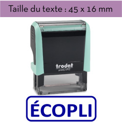 Tampon encreur "ÉCOPLI" XPrint Trodat 4912 | À seulement 28.90€