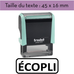 Tampon encreur "ÉCOPLI" XPrint Trodat 4912 | À seulement 28.90€