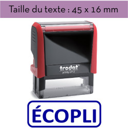 Tampon encreur "ÉCOPLI" XPrint Trodat 4912 | À seulement 28.90€