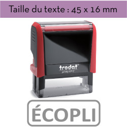 Tampon encreur "ÉCOPLI" XPrint Trodat 4912 | À seulement 28.90€