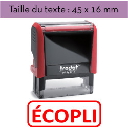 Tampon encreur "ÉCOPLI" XPrint Trodat 4912 | À seulement 28.90€