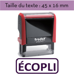 Tampon encreur "ÉCOPLI" XPrint Trodat 4912 | À seulement 28.90€