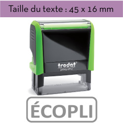 Tampon encreur "ÉCOPLI" XPrint Trodat 4912 | À seulement 28.90€