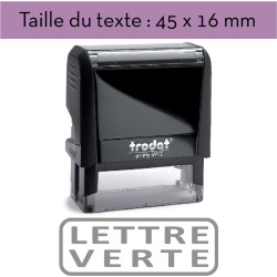 Tampon encreur "LETTRE VERTE" XPrint Trodat 4912 | À seulement 28.90€