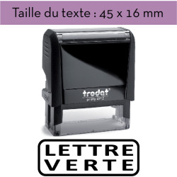 Tampon encreur "LETTRE VERTE" XPrint Trodat 4912 | À seulement 28.90€