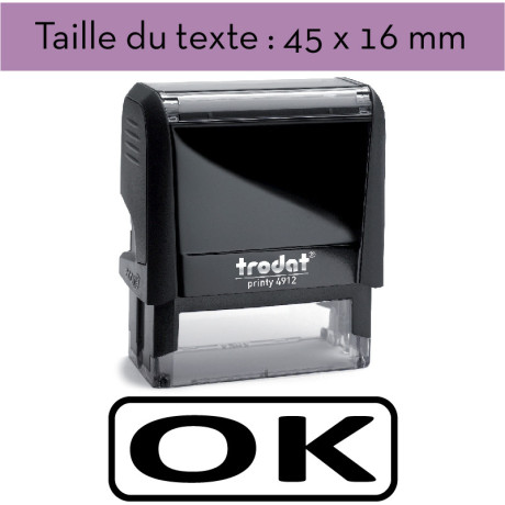 Tampon encreur "OK" XPrint Trodat 4912 | À seulement 28.90€