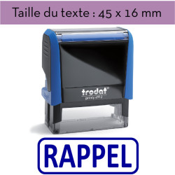 Tampon encreur "RAPPEL" XPrint Trodat 4912 | À seulement 28.90€